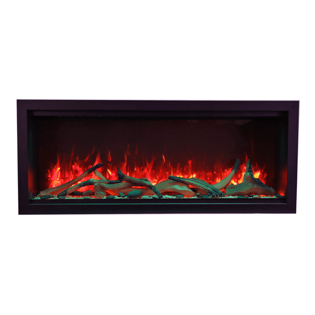 Amantii 74 inch Symmetry Lumina Electric Fireplace SYM-74-XT-LUMINA Fireplaces SYM-74-XT-LUMINA Flame Authority
