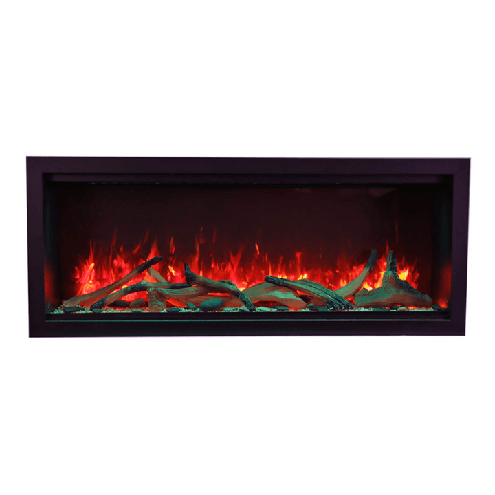 Amantii 74 inch Symmetry Lumina Electric Fireplace SYM-74-XT-LUMINA Fireplaces SYM-74-XT-LUMINA Flame Authority