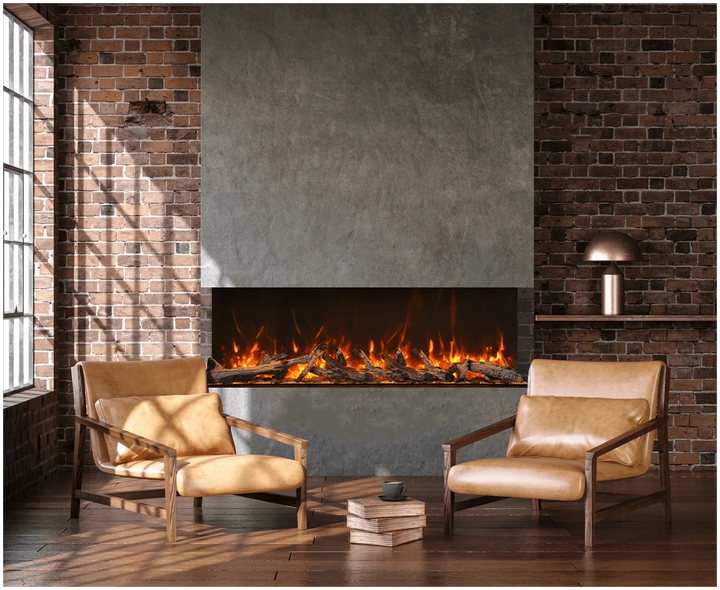 Amantii 88" Tru View XT Lumina Electric Fireplace 88-TRV-XT-XL-LUMINA Fireplaces 88-TRV-XT-XL-LUMINA Flame Authority