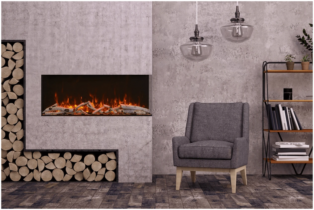 Amantii 88" Tru View XT Lumina Electric Fireplace 88-TRV-XT-XL-LUMINA Fireplaces 88-TRV-XT-XL-LUMINA Flame Authority