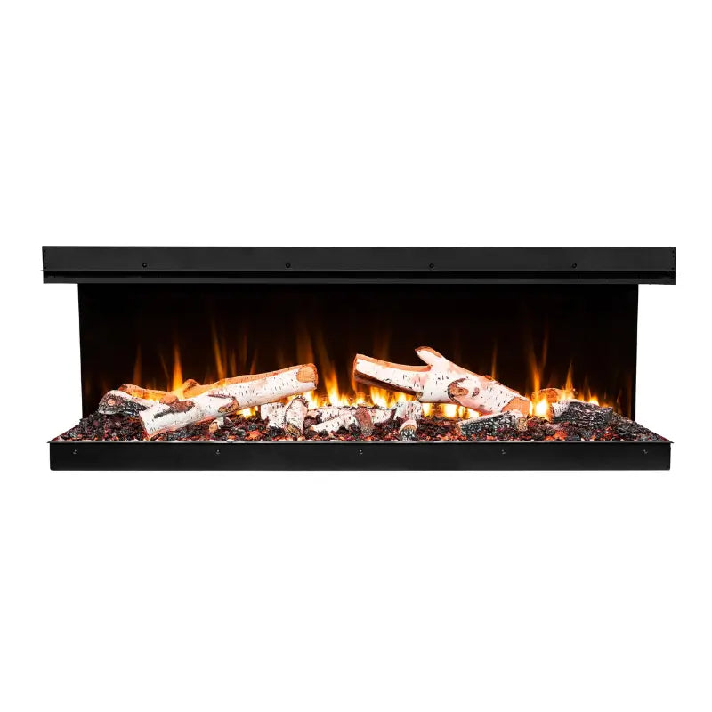 Amantii Fire & Ice LumaForest LF63 63" Smart 3-Sided Built-In Electric Fireplace