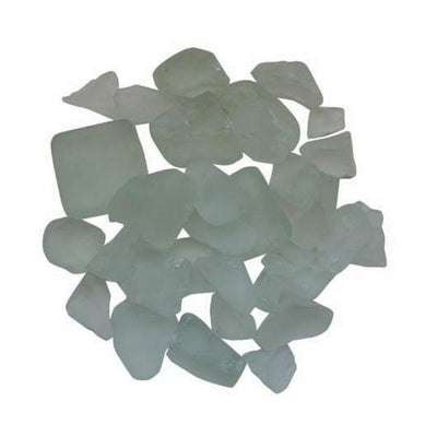 Amantii Frosted White Fire Glass - 5lbs AMSF-GLASS-07