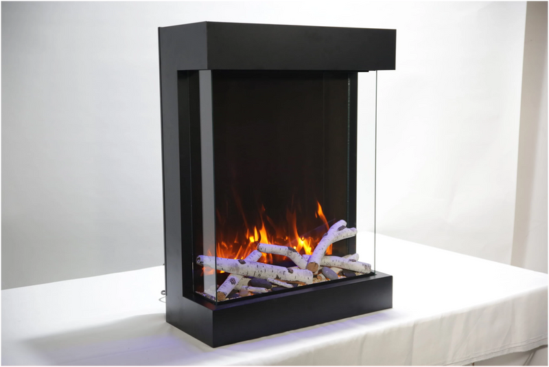 Amantii Lumina Smart Cube Electric Fireplace CUBE-2025WM-LUMINA Flame Authority