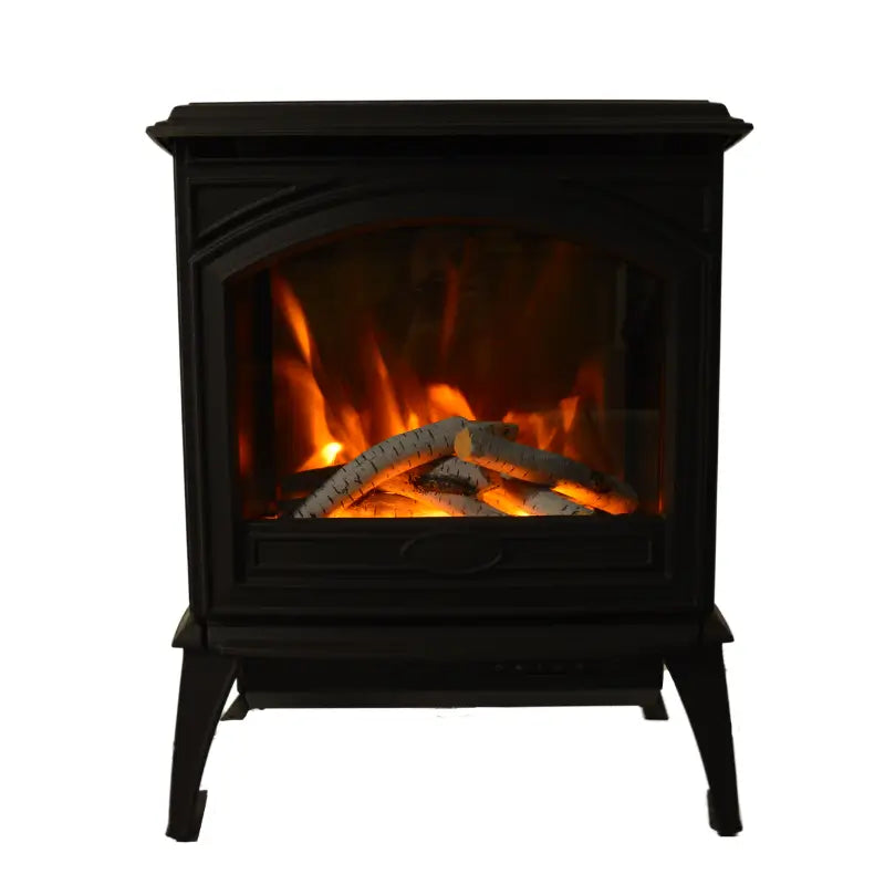 Amantii Lynwood E70-HO 70 cm Freestanding Cast Iron Electric Stove Fireplace Fireplaces E70-HO Flame Authority