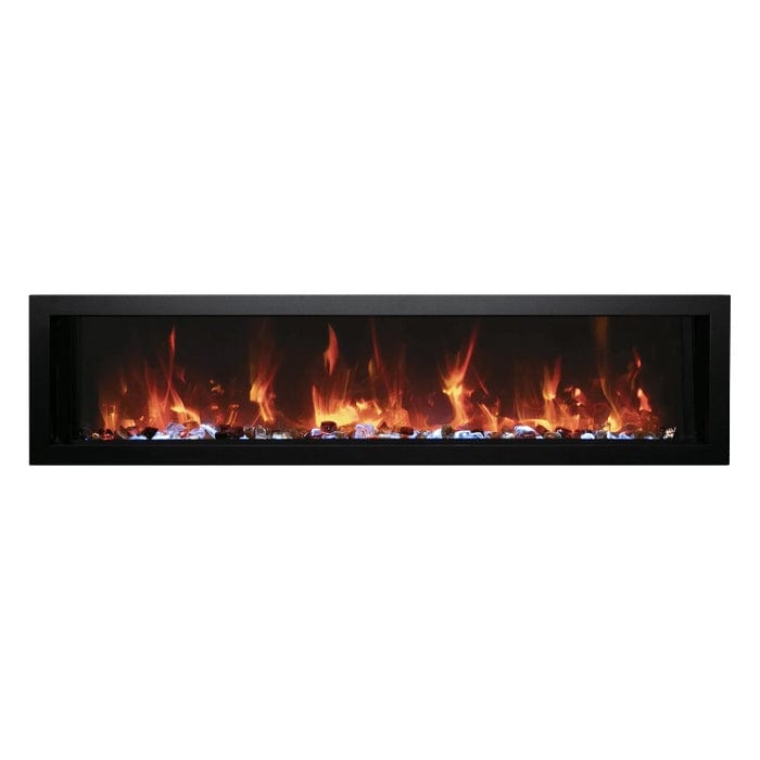 Amantii Non Smart Symmetry Series Xtra Slim Electric Fireplace WM-55-XS WM-55-XS Flame Authority