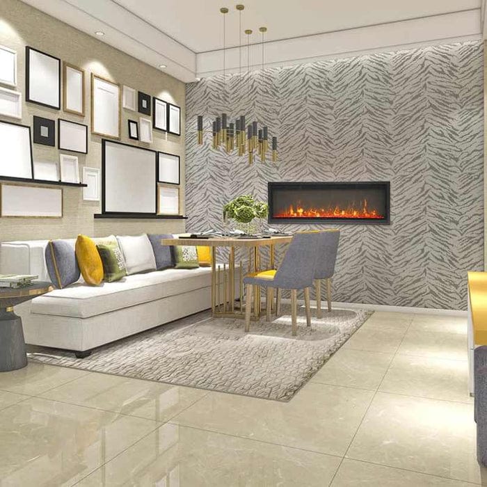 Amantii Non Smart Symmetry Series Xtra Slim Electric Fireplace WM-65-XS Fireplaces WM-65-XS Flame Authority