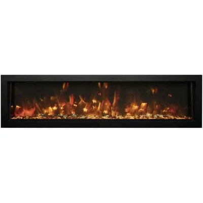 Amantii Panorama BI Deep 40" Smart Electric Fireplace BI-40-DEEP-OD Fireplaces BI-40-DEEP-OD Flame Authority