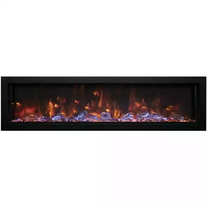 Amantii Panorama BI Deep 40" Smart Electric Fireplace BI-40-DEEP-OD Fireplaces BI-40-DEEP-OD Flame Authority