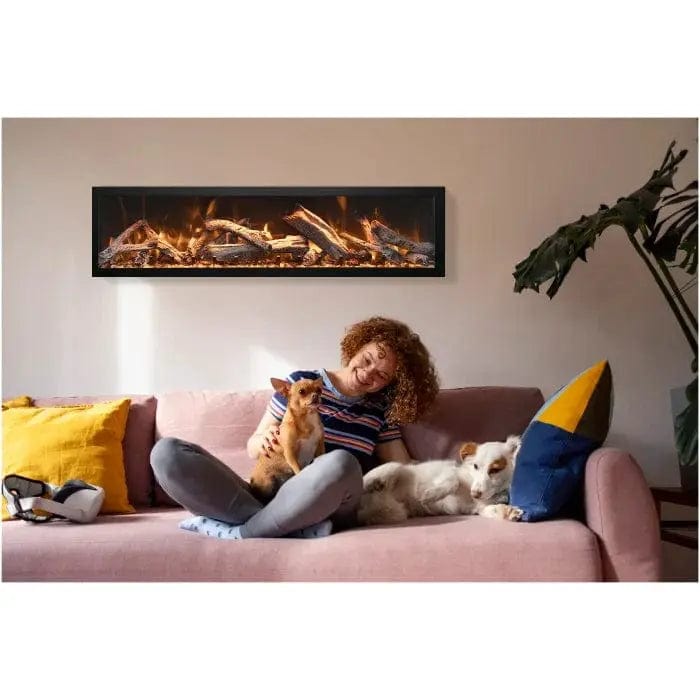 Amantii Panorama BI Deep 40" Smart Electric Fireplace BI-40-DEEP-OD Fireplaces BI-40-DEEP-OD Flame Authority