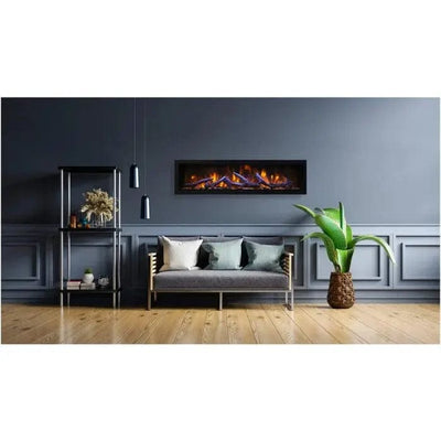 Amantii Panorama BI Deep XT 50" Smart Electric Fireplace BI-50-DEEP-XT Fireplaces BI-50-DEEP-XT+DESIGN-MEDIA-15PCE Flame Authority