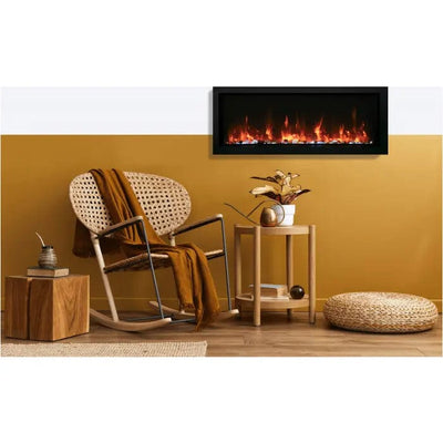 Amantii Panorama BI Extra Slim 30" Smart Electric Fireplace BI-30-XTRASLIM Fireplaces BI-30-XTRASLIM Flame Authority