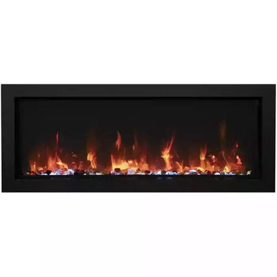 Amantii Panorama BI Extra Slim 60" Smart Electric Fireplace BI-60-XTRASLIM Fireplaces BI-60-XTRASLIM Flame Authority