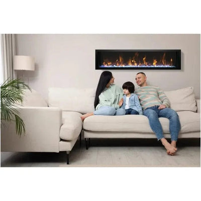 Amantii Panorama BI Slim 40" Smart Electric Fireplace BI-40-SLIM-OD Fireplaces BI-40-SLIM-OD Flame Authority