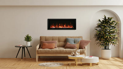 Amantii Panorama BI Slim 40" Smart Electric Fireplace BI-40-SLIM-OD Fireplaces BI-40-SLIM-OD Flame Authority