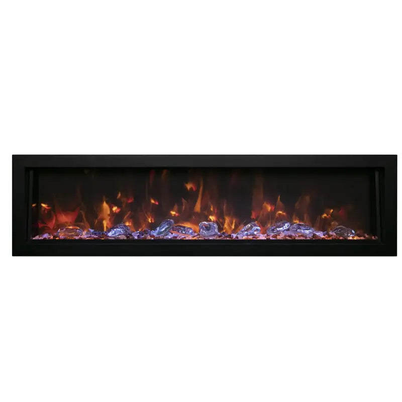 Amantii Panorama Deep XT Lumina 60" Smart Indoor/Outdoor Built-In Electric Fireplace Fireplaces BI-60-DEEP-XT-LUMINA Flame Authority