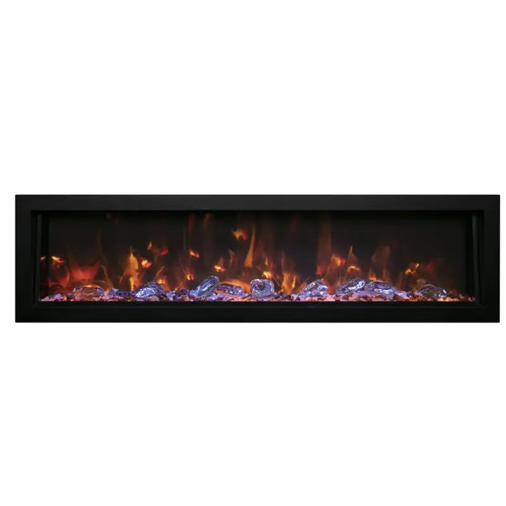 Amantii Panorama Deep XT Lumina 60" Smart Indoor/Outdoor Built-In Electric Fireplace Fireplaces BI-60-DEEP-XT-LUMINA Flame Authority