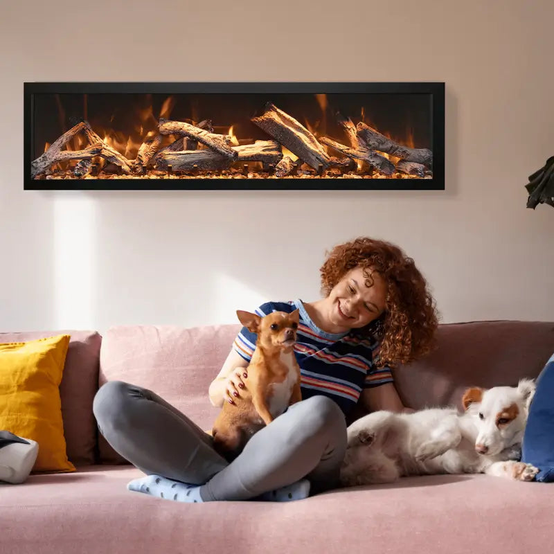 Amantii Panorama Deep XT Lumina 60" Smart Indoor/Outdoor Built-In Electric Fireplace Fireplaces BI-60-DEEP-XT-LUMINA Flame Authority