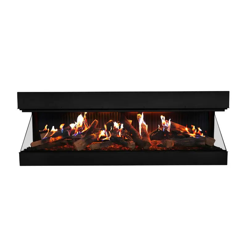 Amantii Signature MultiView Holo 55" Smart 3-Sided Built-In Electric Fireplace with WiFi & Holographic Flames Fireplaces MULTIVIEW-HOLO-55-SIG Flame Authority