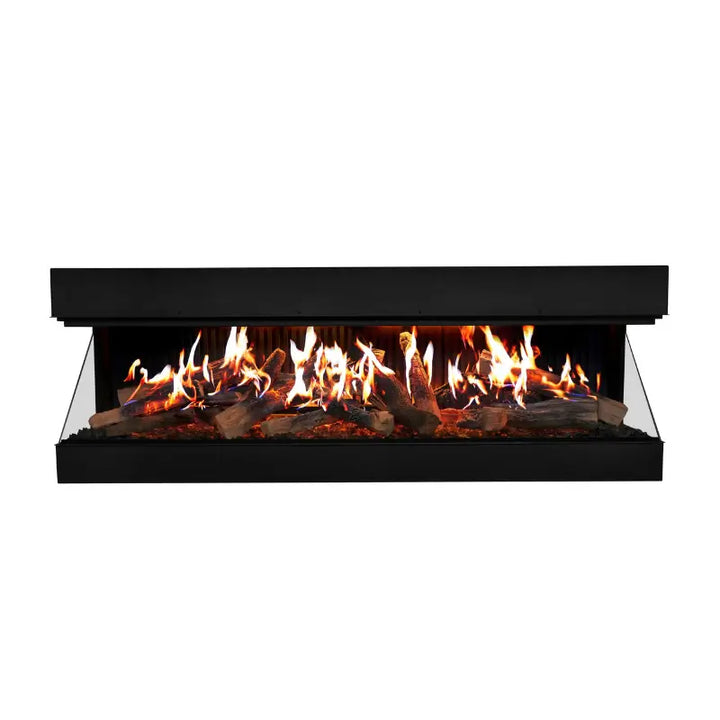 Amantii Signature MultiView Holo 55" Smart 3-Sided Built-In Electric Fireplace with WiFi & Holographic Flames Fireplaces MULTIVIEW-HOLO-55-SIG Flame Authority