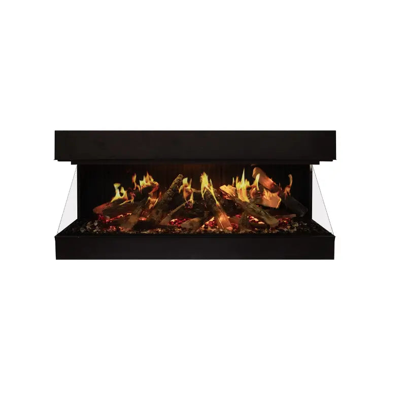 Amantii Signature MultiView Holo 55" Smart 3-Sided Built-In Electric Fireplace with WiFi & Holographic Flames Fireplaces MULTIVIEW-HOLO-55-SIG Flame Authority