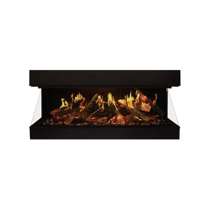 Amantii Signature MultiView Holo 55" Smart 3-Sided Built-In Electric Fireplace with WiFi & Holographic Flames Fireplaces MULTIVIEW-HOLO-55-SIG Flame Authority