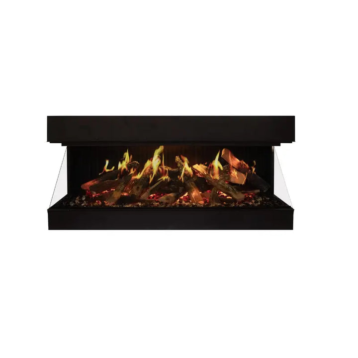 Amantii Signature MultiView Holo 55" Smart 3-Sided Built-In Electric Fireplace with WiFi & Holographic Flames Fireplaces MULTIVIEW-HOLO-55-SIG Flame Authority
