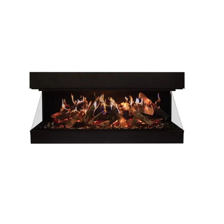Amantii Signature MultiView Holo 55" Smart 3-Sided Built-In Electric Fireplace with WiFi & Holographic Flames Fireplaces MULTIVIEW-HOLO-55-SIG Flame Authority