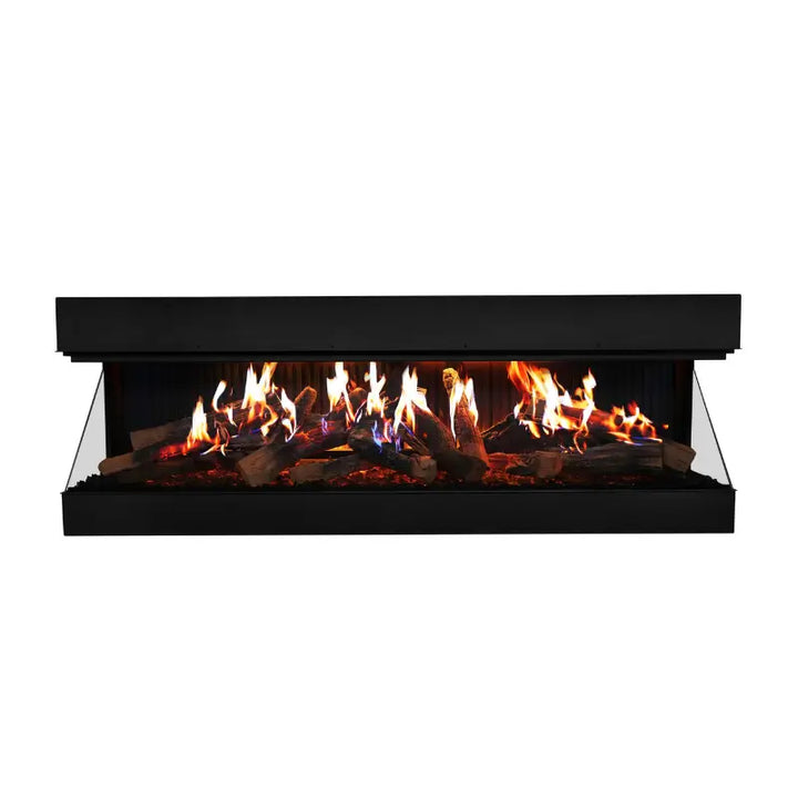 Amantii Signature MultiView Holo 75" Smart 3-Sided Built-In Electric Fireplace with WiFi & Holographic Flames Fireplaces MULTIVIEW-HOLO-75-SIG Flame Authority