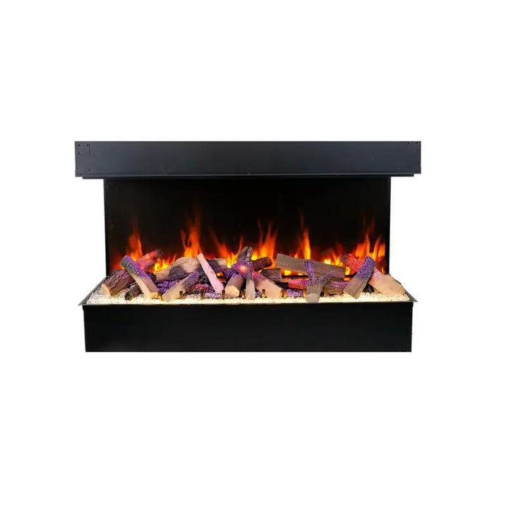Amantii Signature Tru-View 75-Inch 3-Sided Built-In Hybrid Electric-Vapour Fireplace with Optimyst®, WiFi & Bluetooth Fireplaces TRV-75-SIG Flame Authority