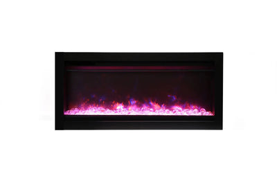 Amantii Symmetry B 34" Electric Fireplace SYM-34-B Fireplaces SYM-34-B Flame Authority