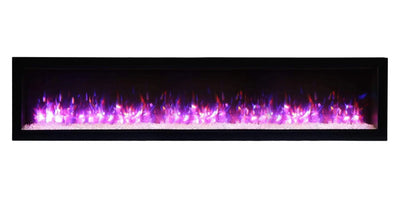 Amantii Symmetry B 74" Electric Fireplace SYM-74-B Fireplaces SYM-74-B Flame Authority