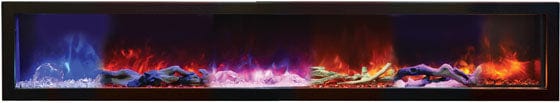 Amantii Symmetry Bespoke XT 100-inch Electric Fireplace SYM-100-XT-BESPOKE Fireplaces SYM-100-XT-BESPOKE Flame Authority