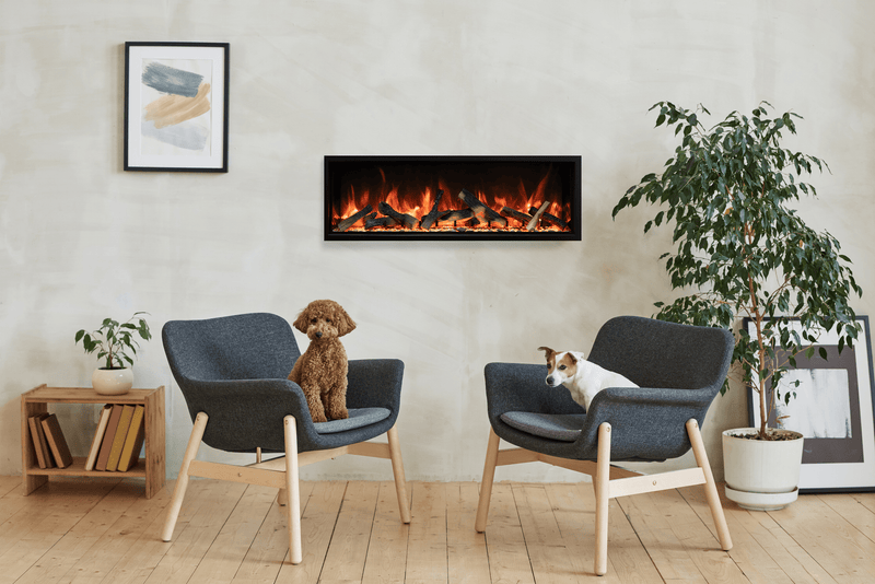 Amantii Symmetry Bespoke XT 88″ Electric Fireplace SYM-88-XT-BESPOKE Fireplaces Flame Authority