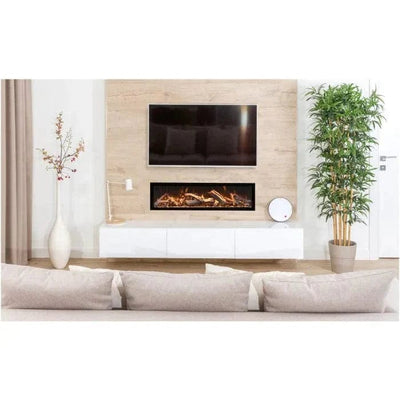 Amantii Symmetry Bespoke XT 88″ Electric Fireplace SYM-88-XT-BESPOKE Flame Authority