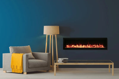 Amantii Symmetry Smart 100" Electric Fireplace SYM-100 Fireplaces SYM-100 Flame Authority