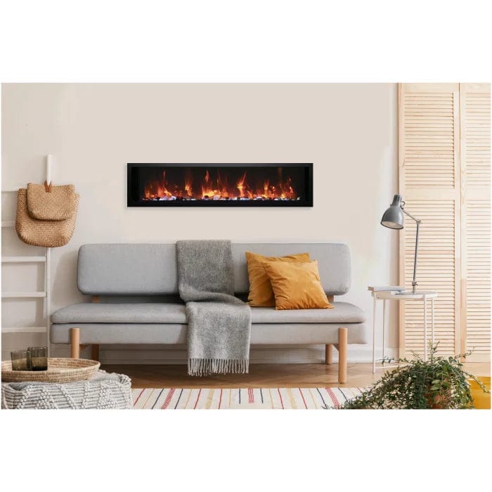 Amantii Symmetry Xtra Slim 42" Smart Electric Fireplace SYM-SLIM-42  Flame Authority