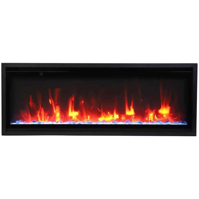 Amantii Symmetry Xtra Slim 42" Smart Electric Fireplace SYM-SLIM-42  Flame Authority