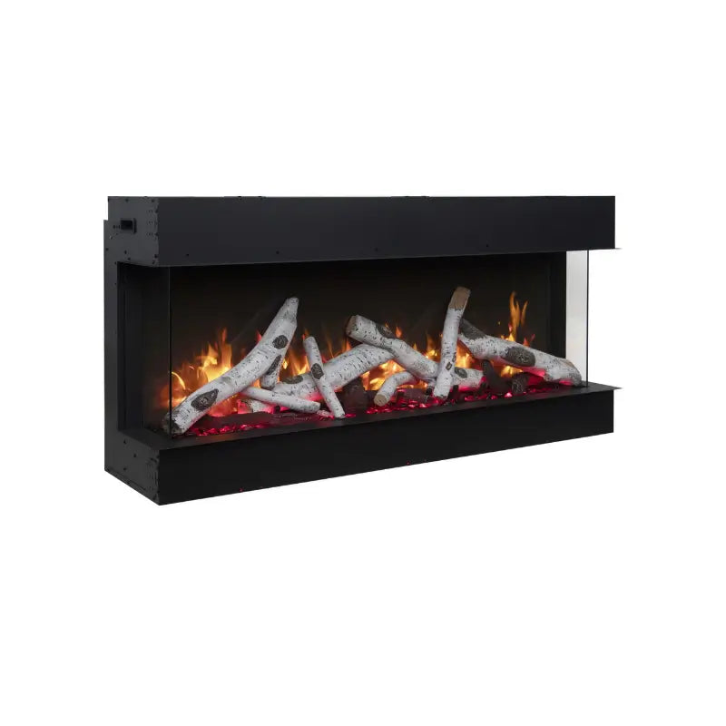 Amantii Tru View XL XT Lumina 60" Indoor/Outdoor 3-Sided Electric Fireplace Fireplaces 60-TRV-XT-XL-LUMINA Flame Authority