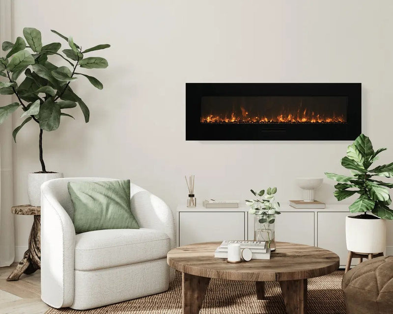 Amantii Wall Mount/Flush Mount 26" Electric Fireplace WM-FM-26-3623-BG Fireplaces WM-FM-26-3623-BG Flame Authority