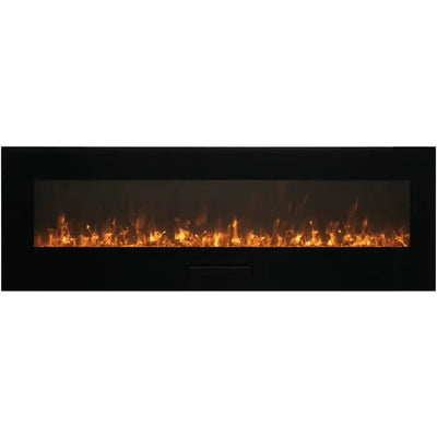 Amantii Wall Mount/Flush Mount 88" Electric Fireplace WM-FM-88-10023-BG Fireplaces WM-FM-88-10023-BG Flame Authority