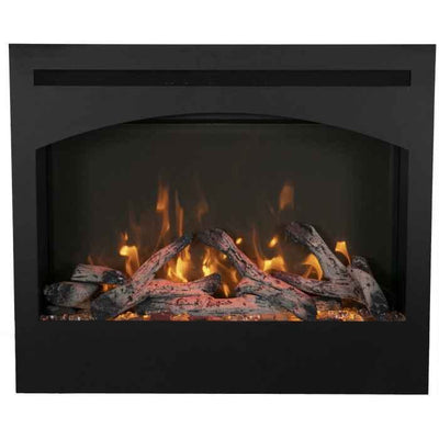 Amantii Zero Clearance 31" Electric Fireplace ZECL-31-3228-STL Fireplaces ZECL-31-3228-STL Flame Authority