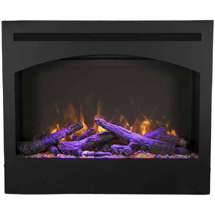 Amantii Zero Clearance 31" Electric Fireplace ZECL-31-3228-STL Fireplaces ZECL-31-3228-STL Flame Authority