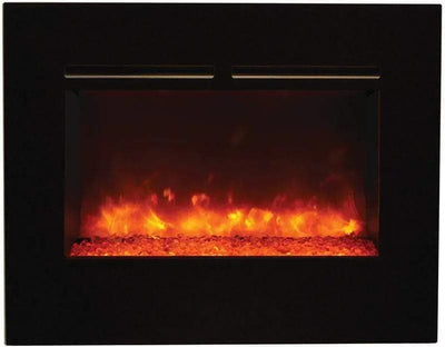 Amantii Zero Clearance Flush Mount 26" Electric Fireplace ZECL-26-2923-FLUSHMT-BG Fireplaces ZECL-26-2923-FLUSHMT-BG Flame Authority