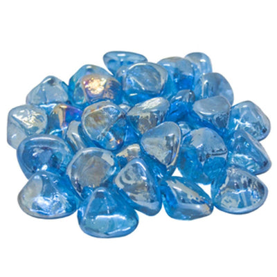 American Fyre Designs 10 lbs Steel Blue Diamond Nuggets GLD-10-SB