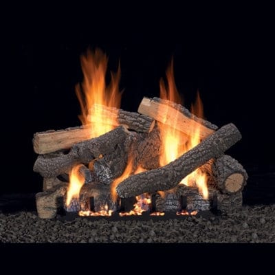 American Hearth 13 Piece Refractory Log Set ALS30CR2 Fireplace Log Sets ALS30CR2 Flame Authority