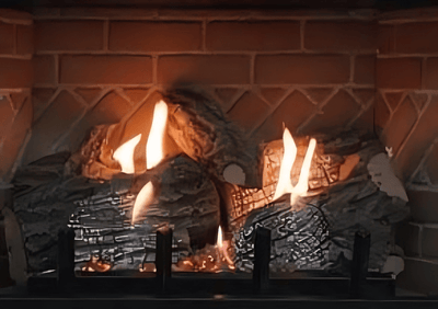 American Hearth 18 inch Refractory Log Set LS18CR Fireplace Log Sets LS18CR Flame Authority