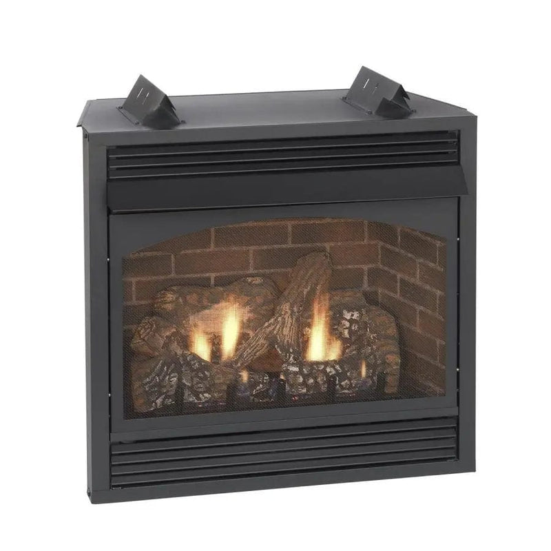 American Hearth 24-inch Lincoln Premium Vent-Free Fireplace AVFP24FP Fireplaces AVFP24FP30L Flame Authority