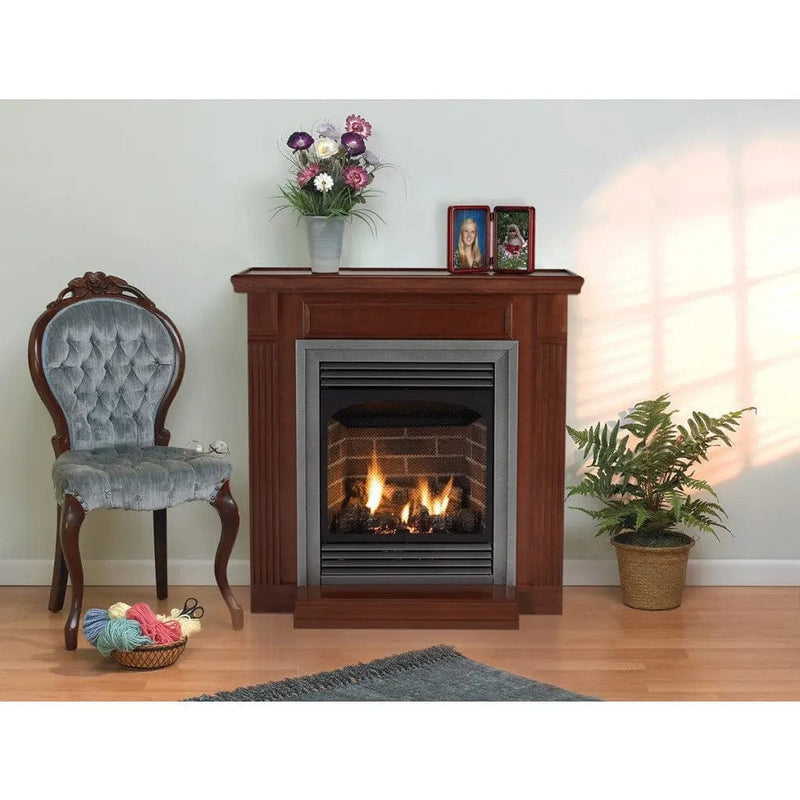 American Hearth 24-inch Lincoln Premium Vent-Free Fireplace AVFP24FP Fireplaces AVFP24FP70LP Flame Authority