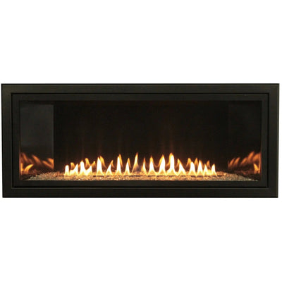 American Hearth 48-inch Boulevard Vent Free Linear Fireplace VFLB48FP Fireplaces VFLB48FP30P Flame Authority