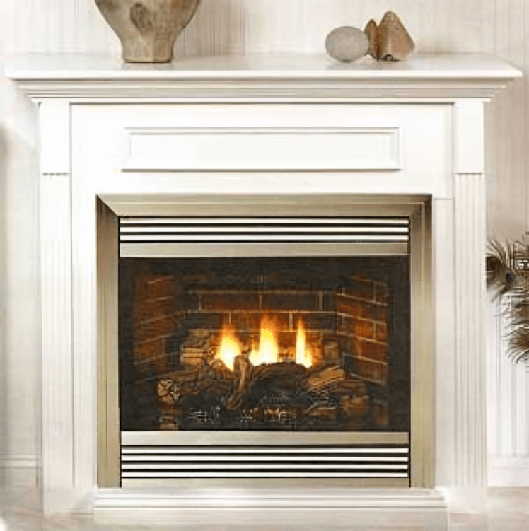 American Hearth Jefferson Deluxe White Mantel EMBF1SW Fireplace Accessories EMBF1SW Flame Authority